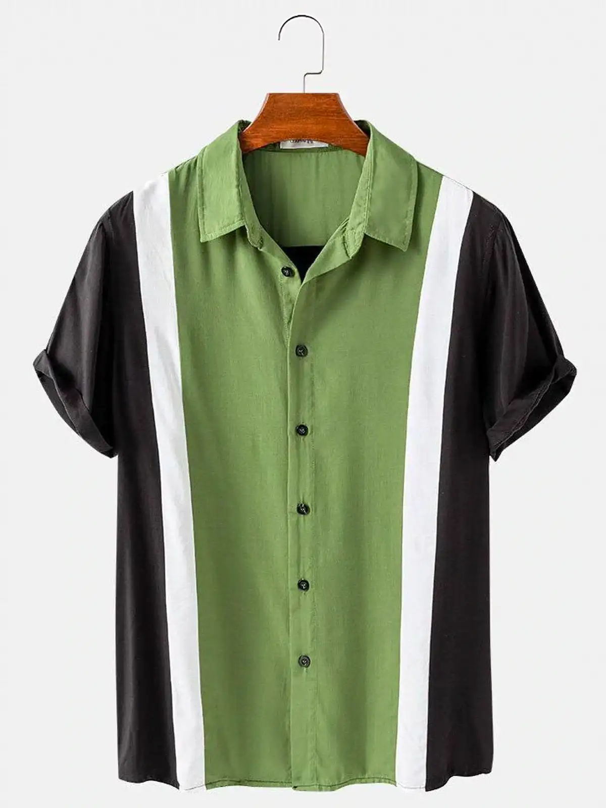 Bowling Shirt Camp - Męska koszula Vintage 50s Classic Two