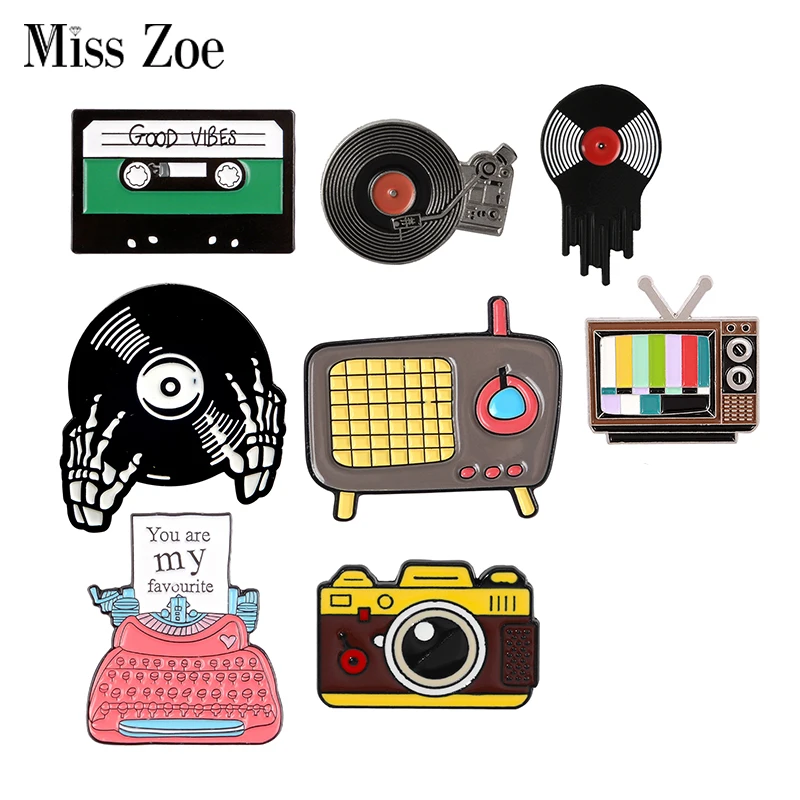 Vintage Vibes Fashion - Good Vibes Only Emaliowane szpilki Niestandardowe