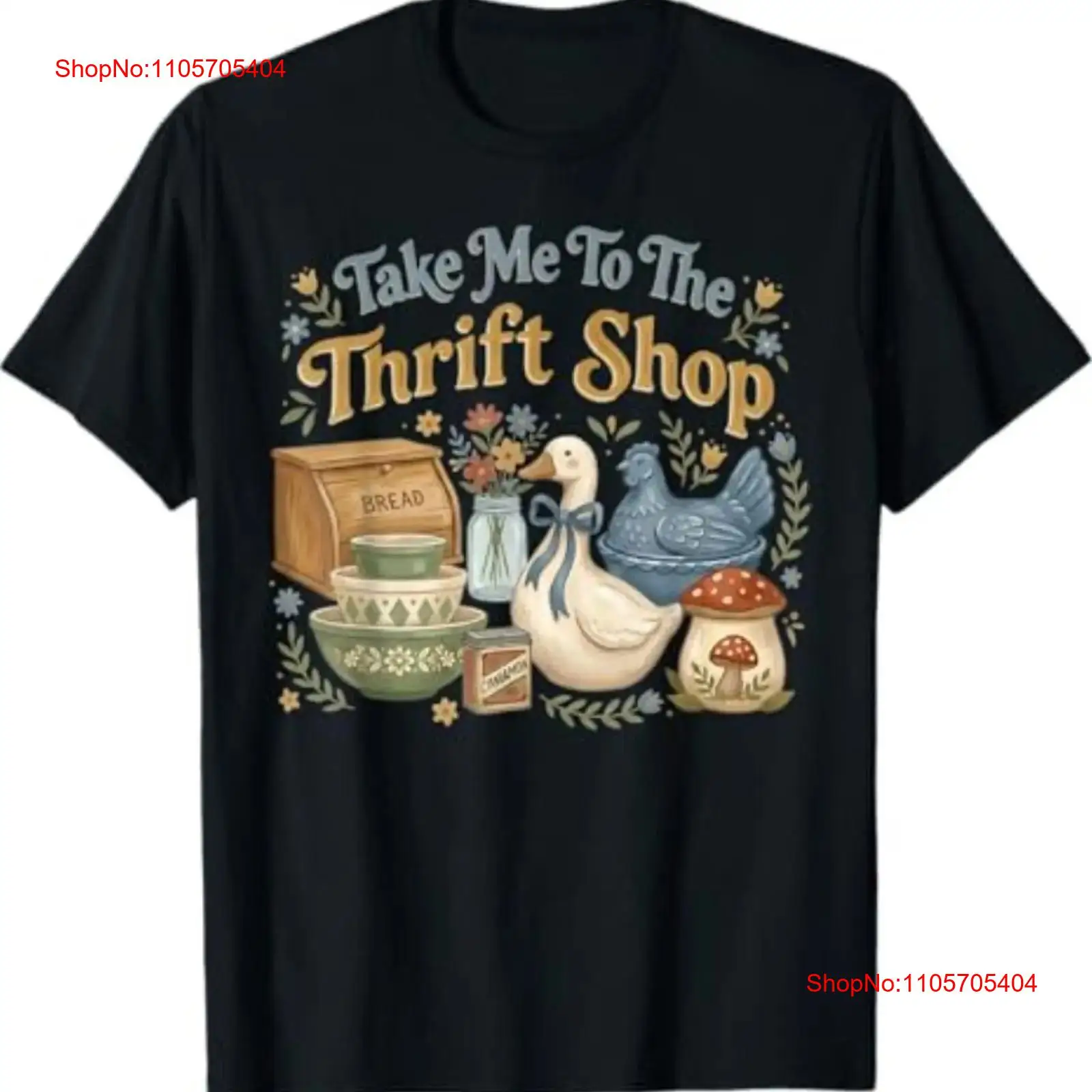 Thrift Vintage Fashion Usa - Koszulka Take Me to The Thrift