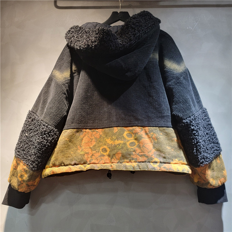 Modna damska kurtka dżinsowa z – Patchwork Jean Jacket recenzja i cena