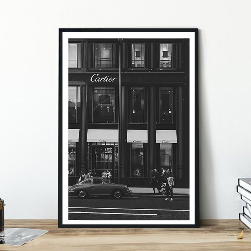 European Street Canvas Paintin – Vintage Vogue Fashion Poster recenzja i cena