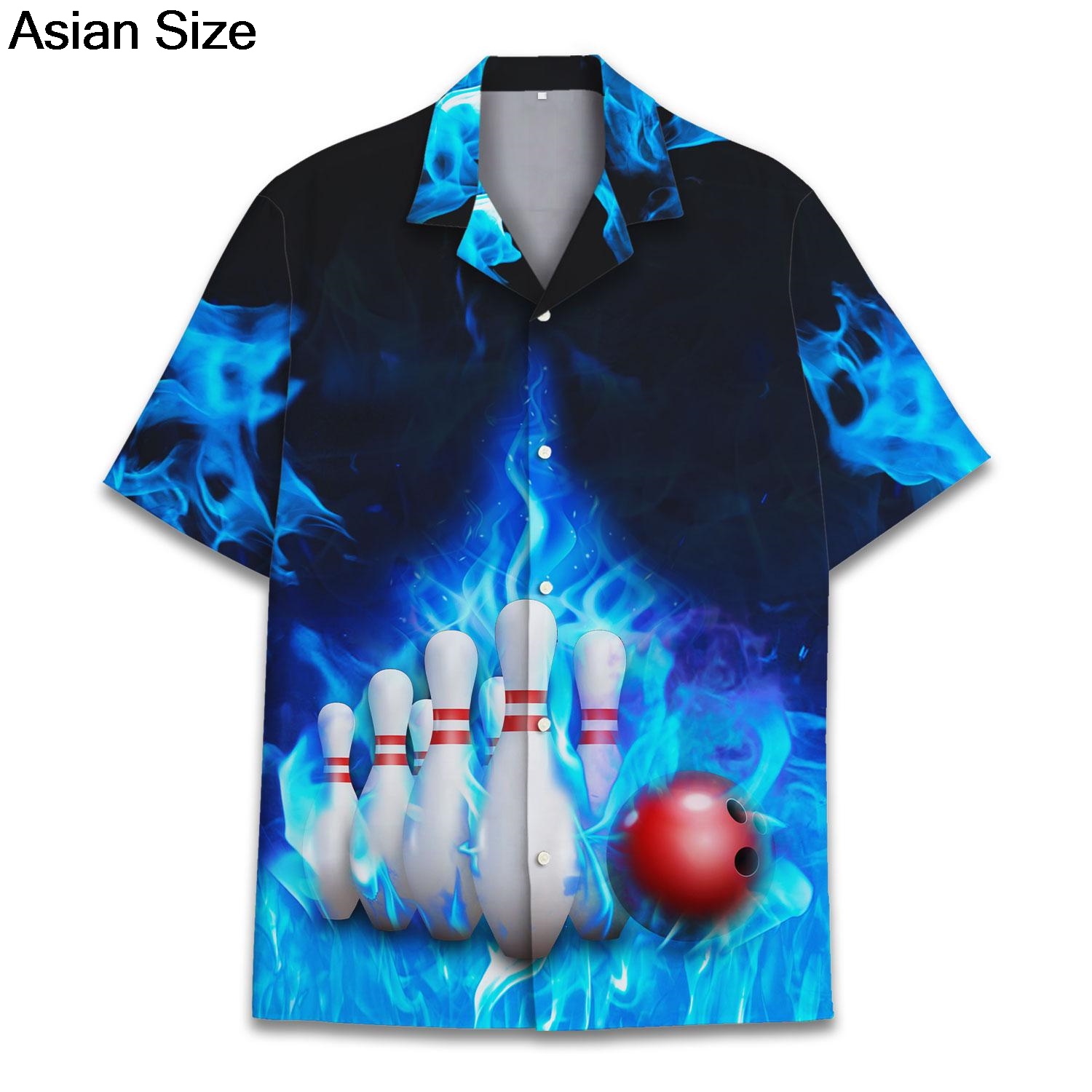 Koszulka unisex z krótkim ręka – Bowling Shirt Camp recenzja i cena