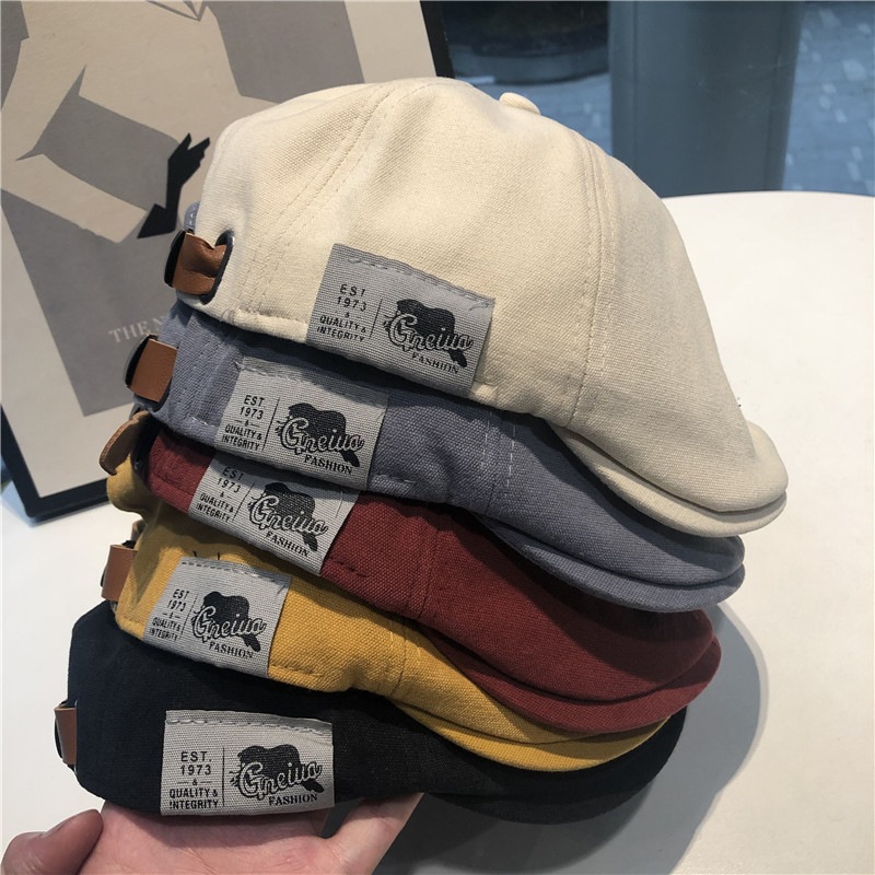 Nowa męska czapka beret z lnu  – Vintage Fashion Labels recenzja i cena