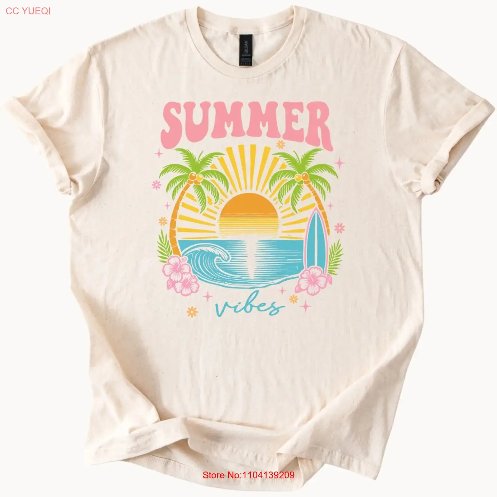 Koszulka Summer Vibes Plaża Za – Vintage Vibes Fashion recenzja i cena