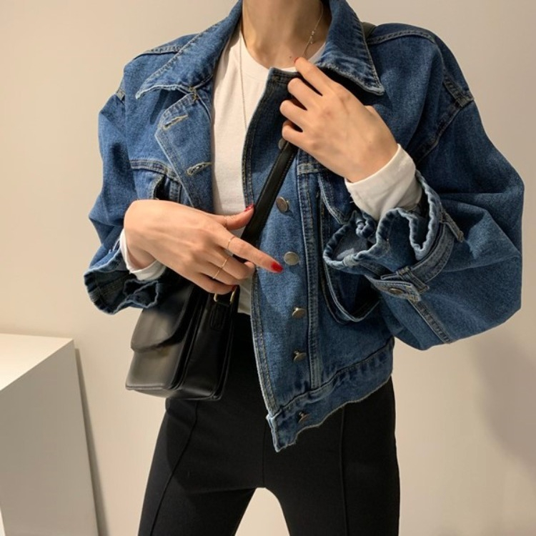 Kurtka jeansowa damska w stylu – Patchwork Jean Jacket recenzja i cena