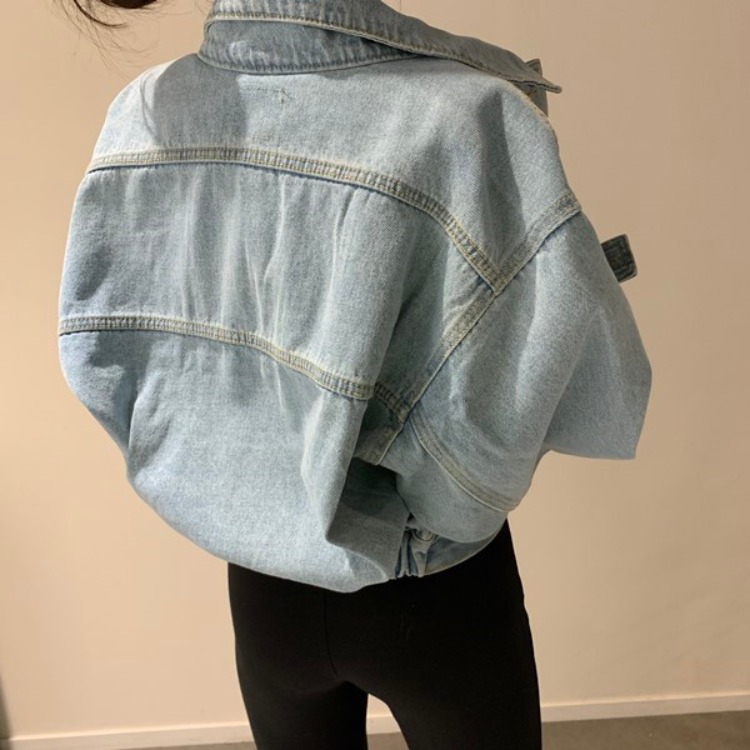 Kurtka jeansowa damska w stylu – Patchwork Jean Jacket recenzja i cena