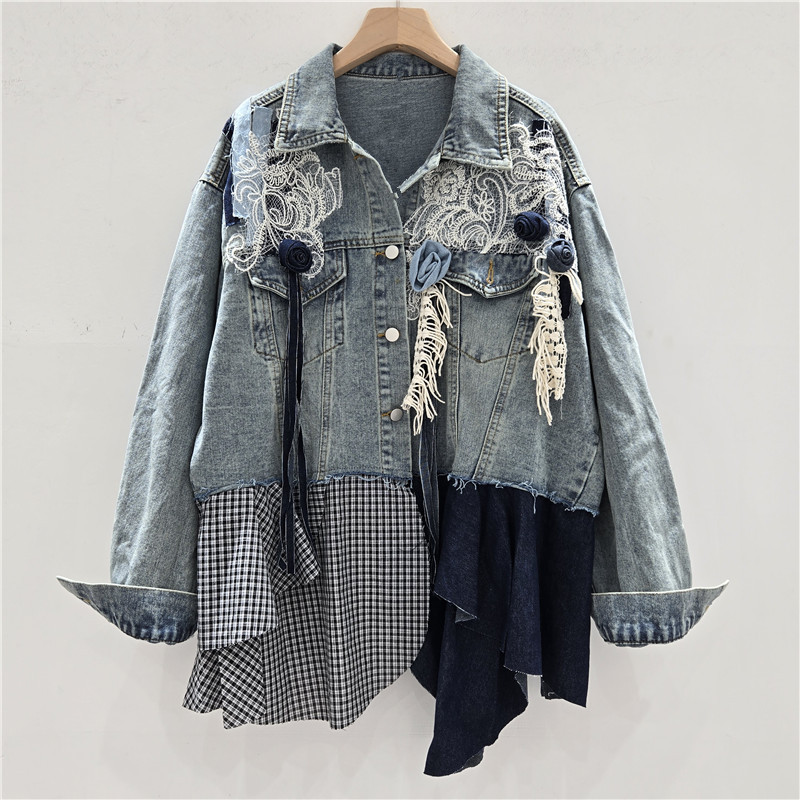SuperAen Jesień 2025 Nowe Dams – Patchwork Jean Jacket recenzja i cena