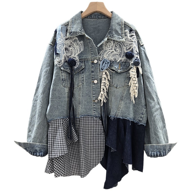 SuperAen Jesień 2025 Nowe Dams – Patchwork Jean Jacket recenzja i cena
