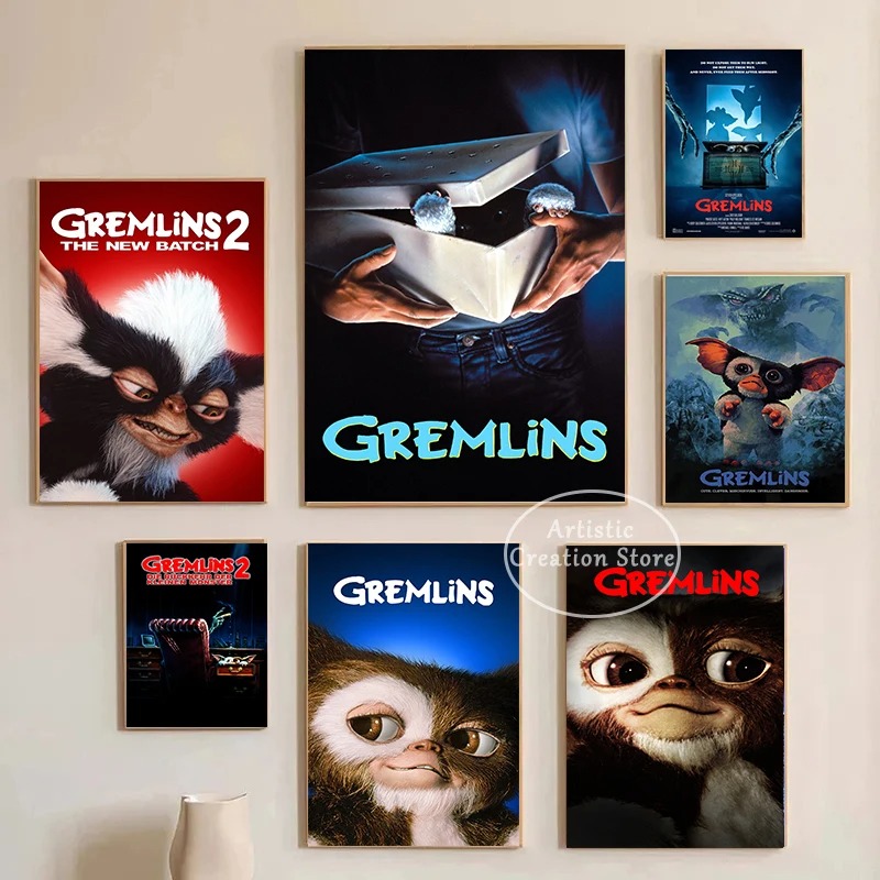 Klasyczny film Gremlins Plakat – Vintage Fashion Illustrations recenzja i cena