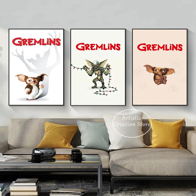 Klasyczny film Gremlins Plakat – Vintage Fashion Illustrations recenzja i cena