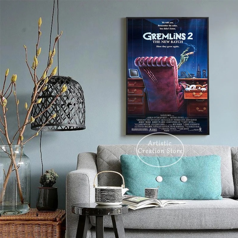 Klasyczny film Gremlins Plakat – Vintage Fashion Illustrations recenzja i cena