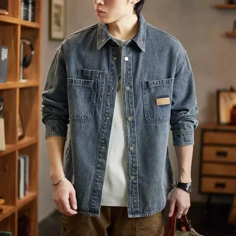 Męska kurtka jeansowa Autumn B – Patchwork Jean Jacket recenzja i cena