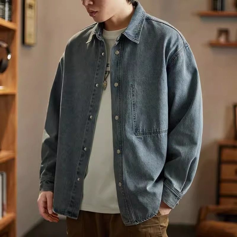 Męska kurtka jeansowa Autumn B – Patchwork Jean Jacket recenzja i cena