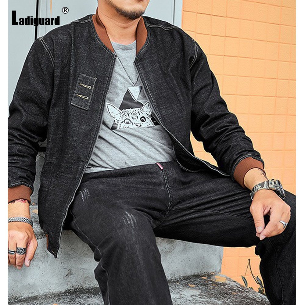 Ladiguard Plus rozmiar 7xl męs – Patchwork Jean Jacket recenzja i cena