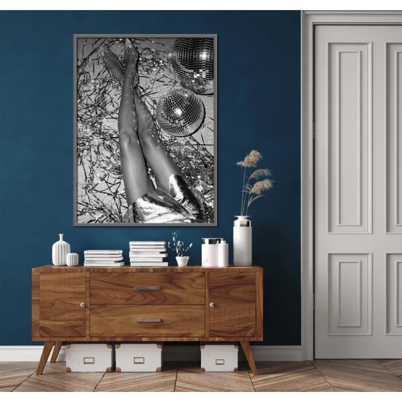 Stylowy Plakat Czarno-Biały Se – Vintage Vogue Fashion Poster recenzja i cena