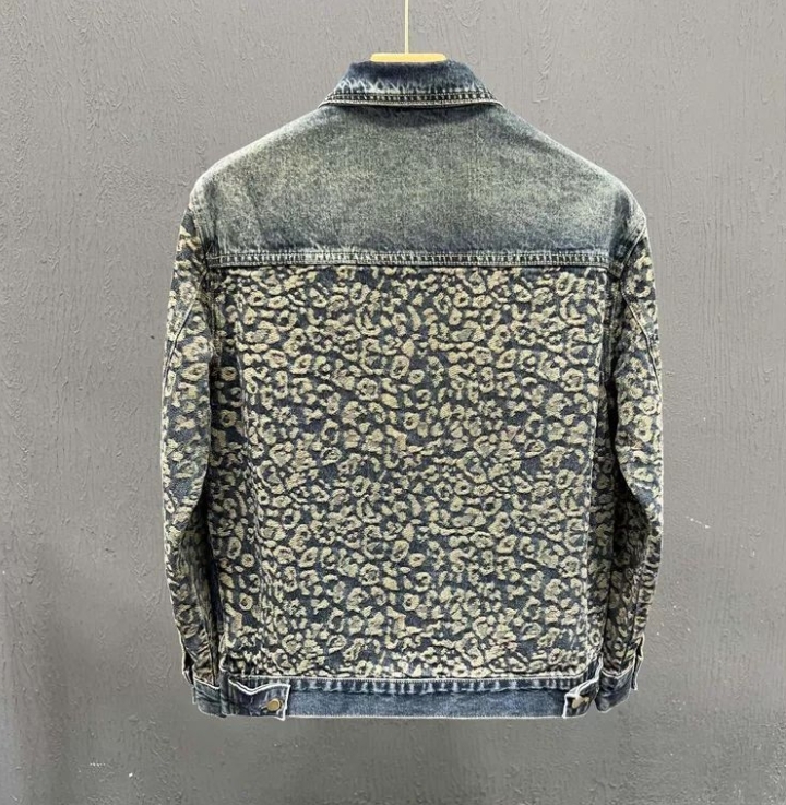 Nowa męska modna kurtka jeanso – Patchwork Jean Jacket recenzja i cena
