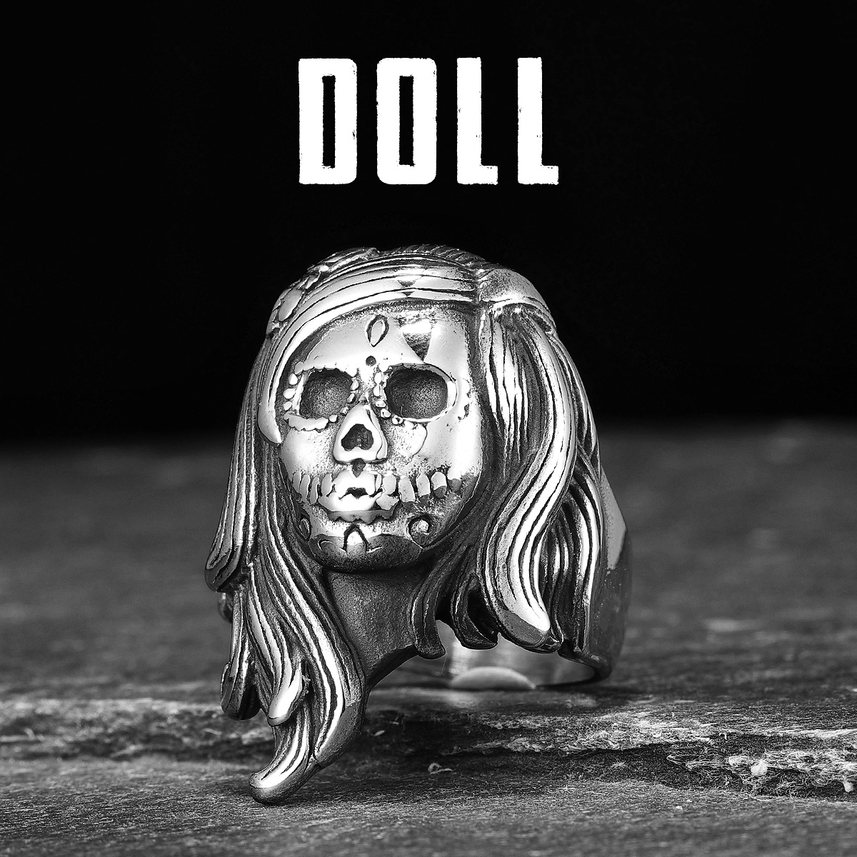 Gothic Horror Doll Skull Men R – Vintage Fashion Stuff recenzja i cena