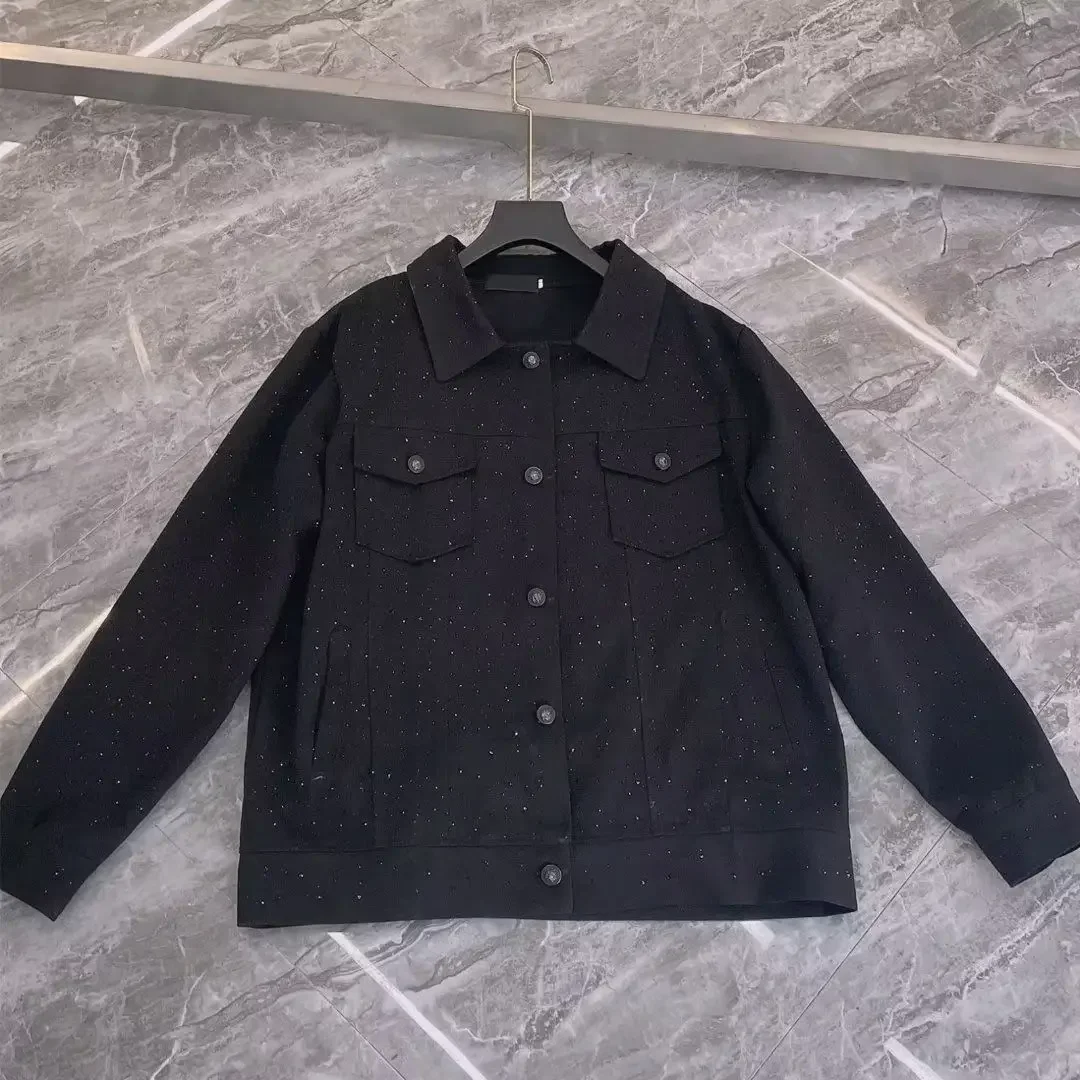 Jeans Coat for Men Button Casu – Patchwork Jean Jacket recenzja i cena