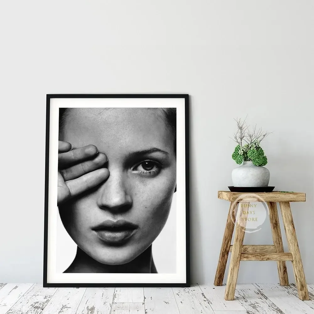 Vintage Sexy Supermodelka Kate – Vintage Vogue Fashion Poster recenzja i cena