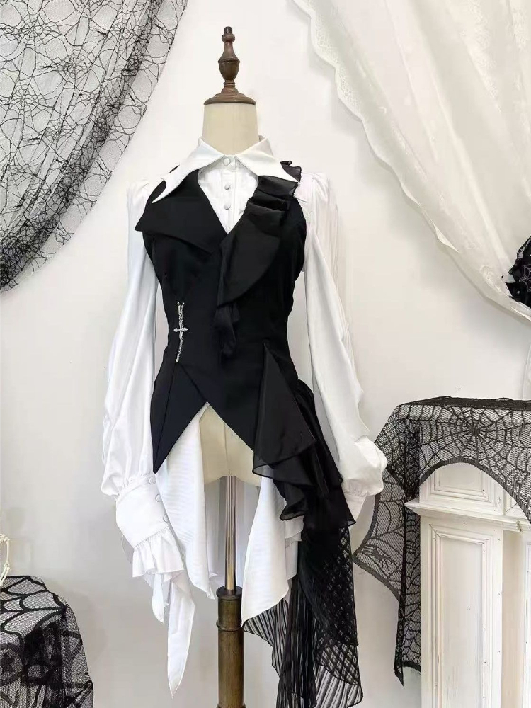 Japońska bluzka Lolita w stylu – Vintage Fashion Japan recenzja i cena