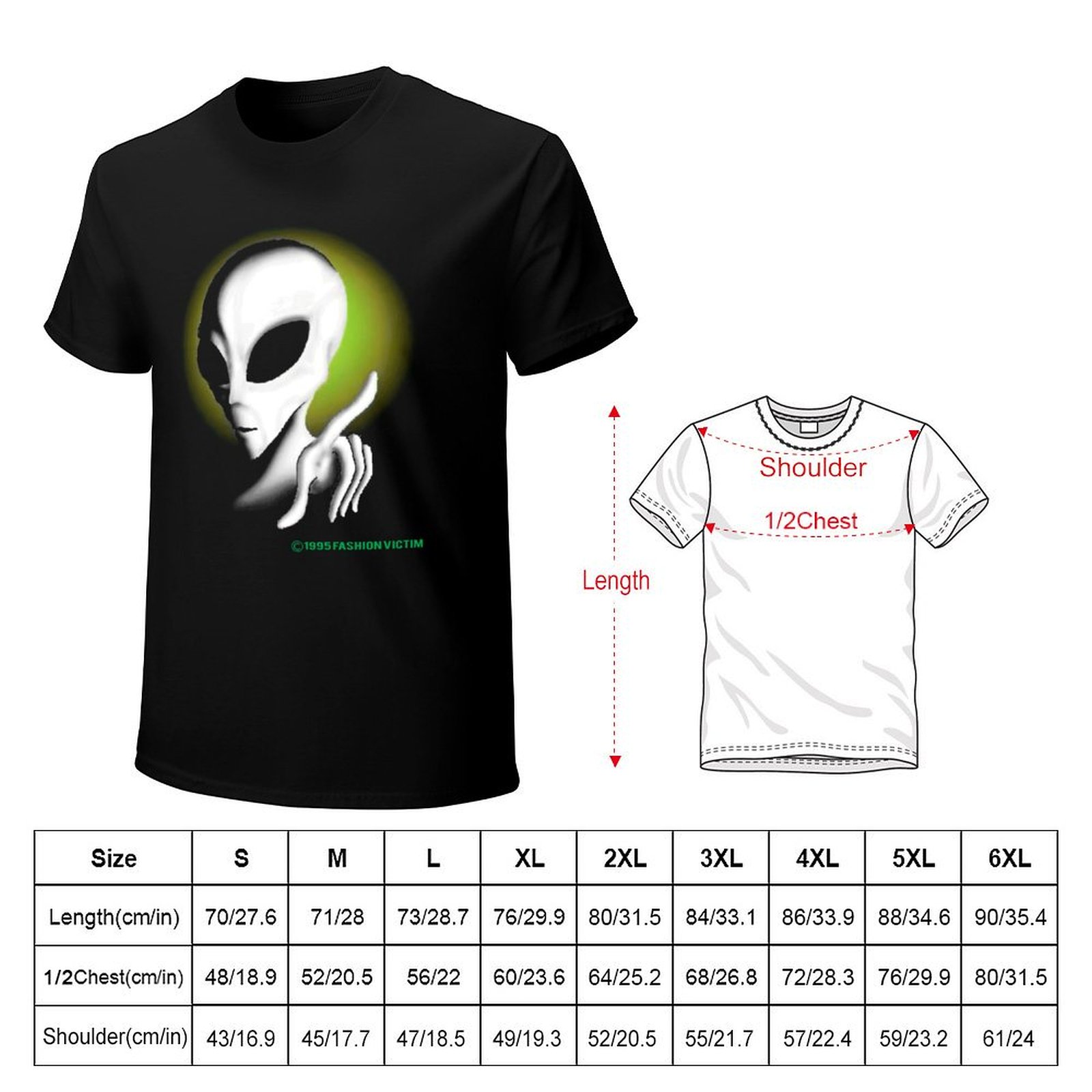 1995 ALIEN Vintage Koszulka Fa – Vintage Fashion Victim recenzja i cena