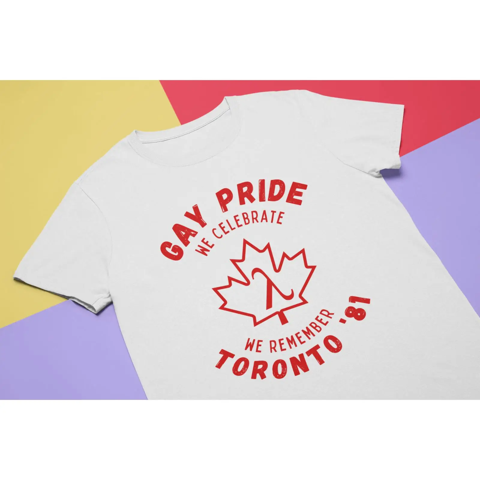 Koszulka Vintage Gay Pride Tor – Vintage Fashion Toronto recenzja i cena